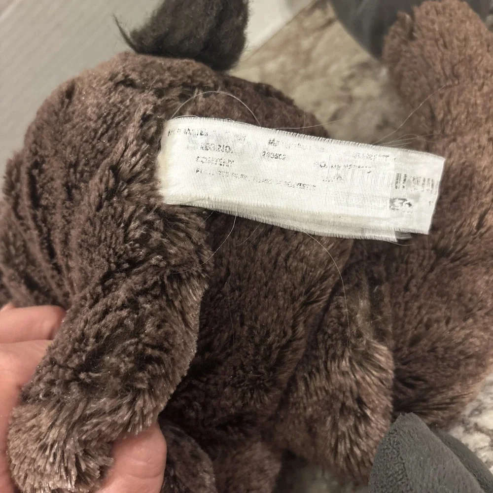 IKEA Strova Moose Plush Stuffed Animal Toy Brown Large Long Legs Floppy